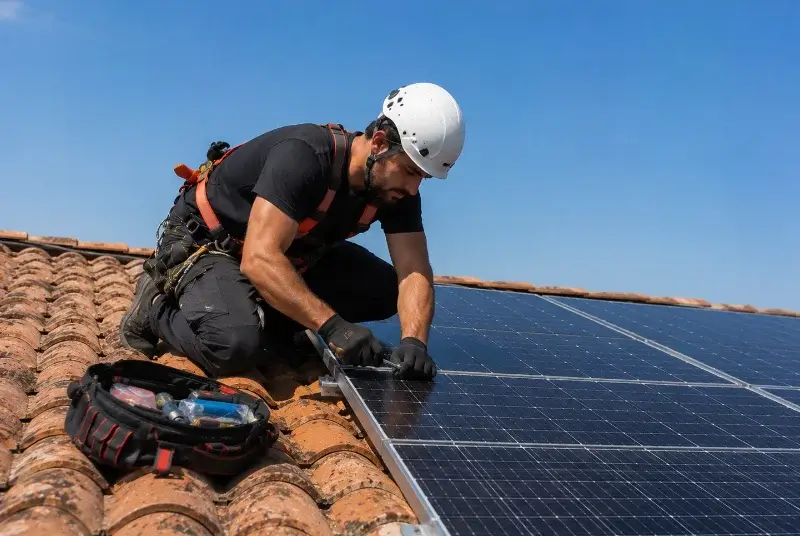 Maintenance et monitoring de panneaux solaires à Saint-Martin-le-Vinoux